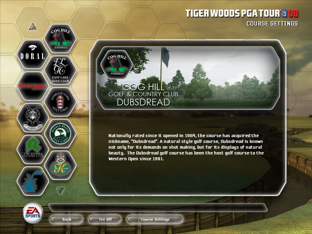 Tiger Woods PGA Tour 08 screenshot 5 for Playstation 3